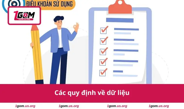 Các quy định về dữ liệu